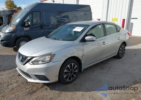 2016 Nissan Sentra S z USA, uszkodzony, nr VIN 3N1AB7AP6GY301877